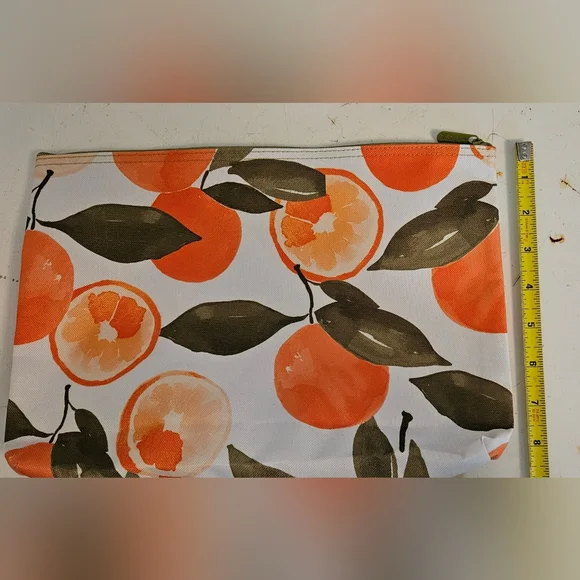 Thirty-one Oranges Print Zipper Pouch - Picture 5 of 5
